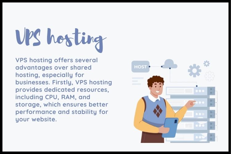 What are the advantages of choosing VPS hosting over shared hosting for my Indian business?